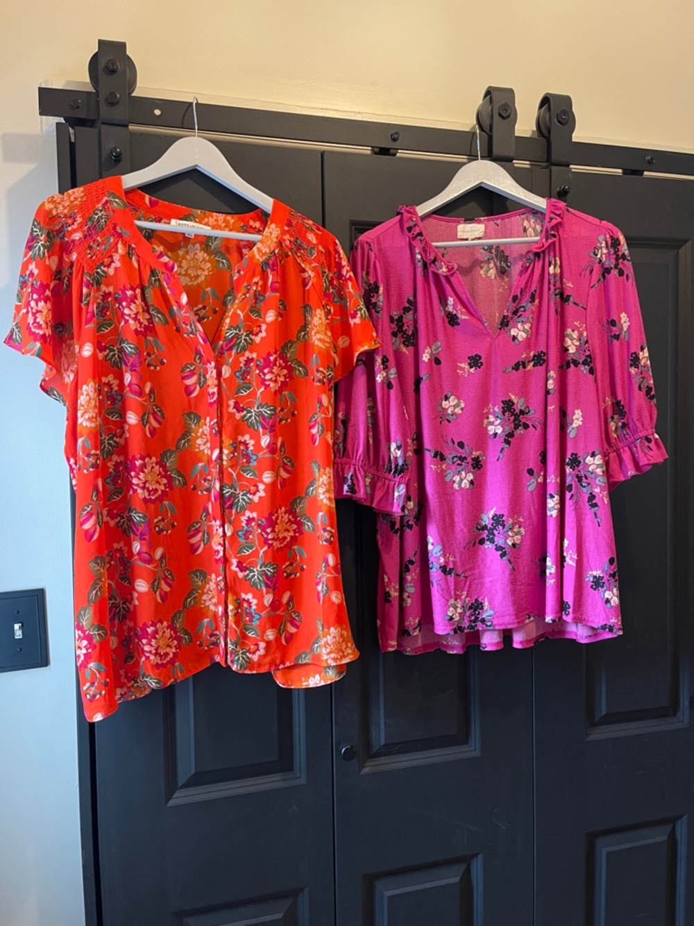 Plus Size Floral Blouses by Rose & Olive & Melloday.